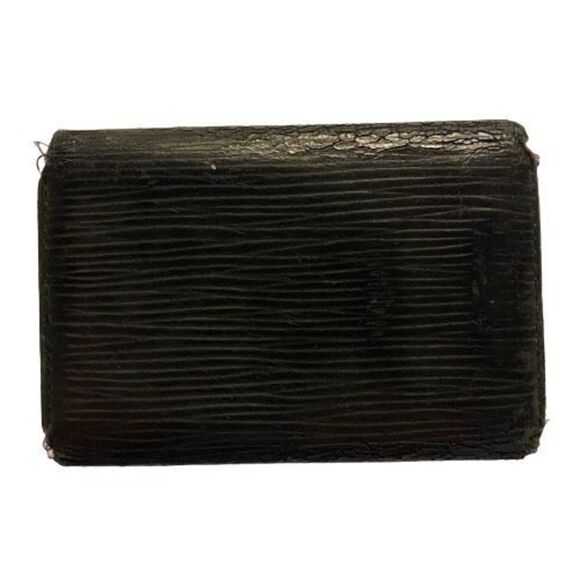 *Very Worn* Authentic Louis Vuitton 2004 Black Epi Leather 6 Key Case - Picture 2 of 10